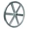 Chicago Die Casting Chicago Die Cast 10 in. D X 3/4 in. D Zinc Single V-Grooved Pulley 1000A7 - alternate 1